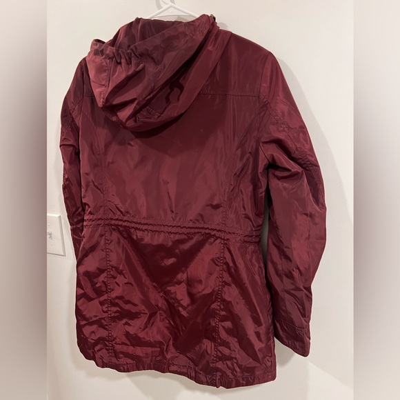 Maroon Michael Kors Rain Jacket - size S - Picture 2 of 3